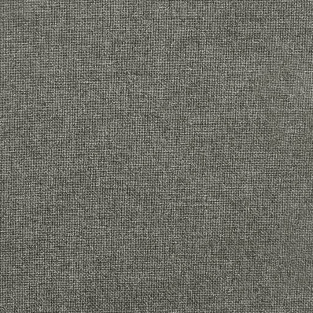 hynder til havebænk 2 stk. 180x50x7 cm stof meleret mørkegrå