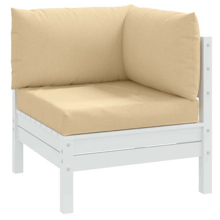 pallehynder 3 stk. stof meleret beige