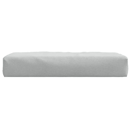 pallehynde 60x60x9,5 cm stof meleret lysegrå