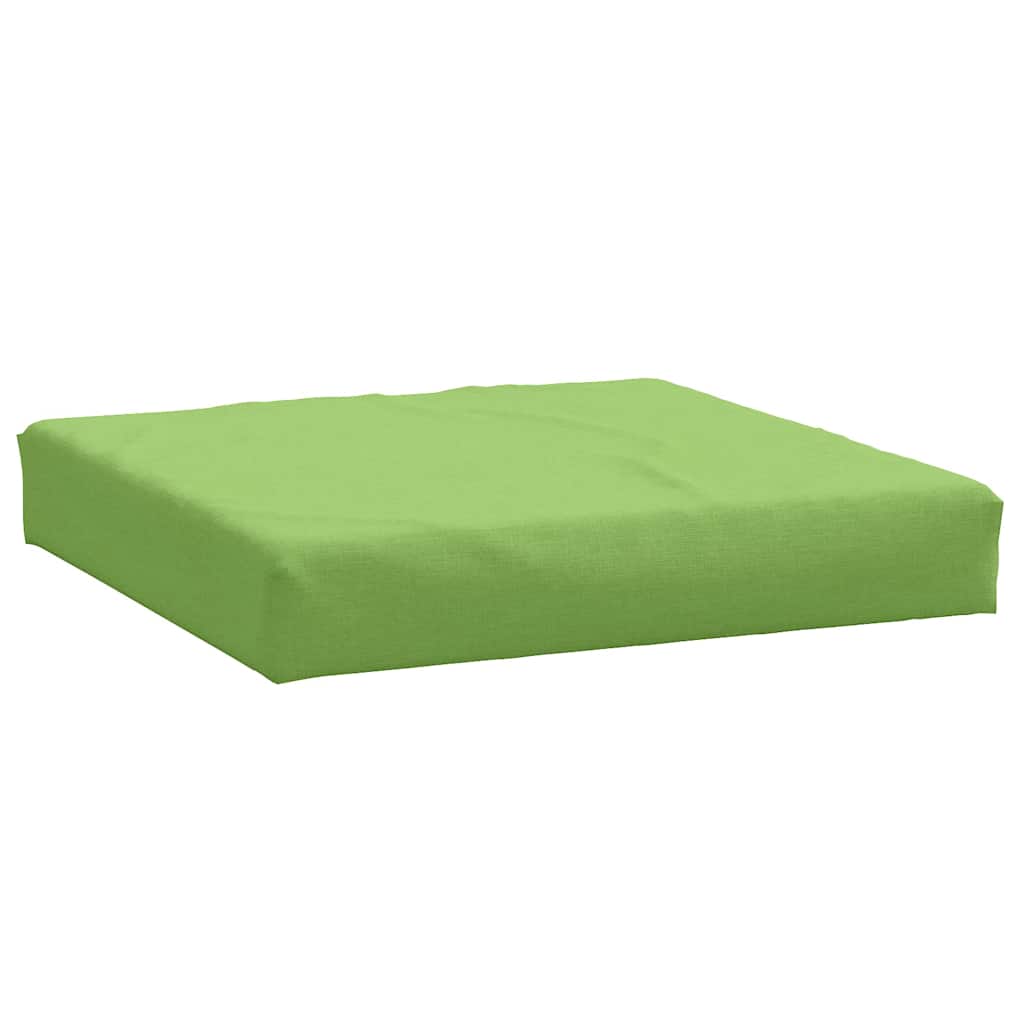 pallehynde 60x60x9,5 cm stof meleret lysegrøn