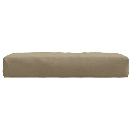 pallehynde 60x60x9,5 cm stof meleret gråbrun