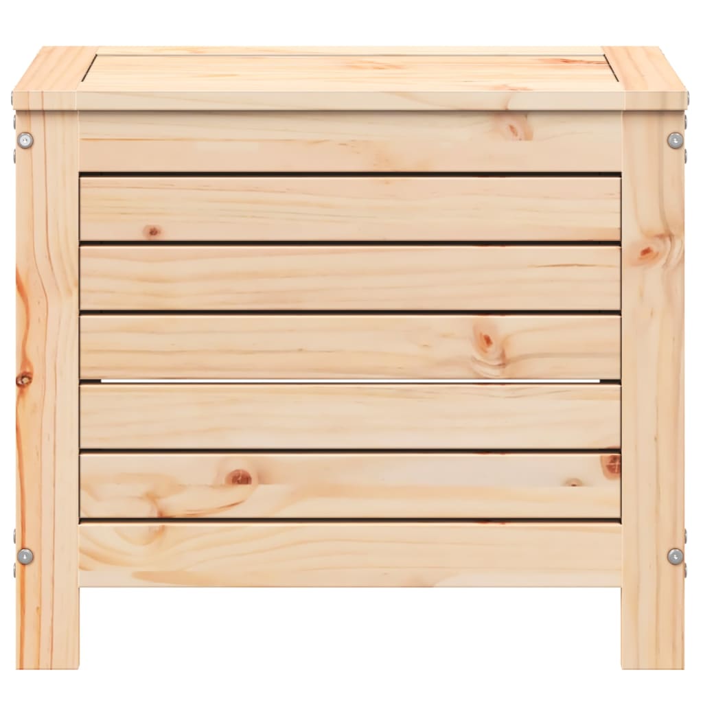 haveskammel 62x31,5x52 cm massivt fyrretræ
