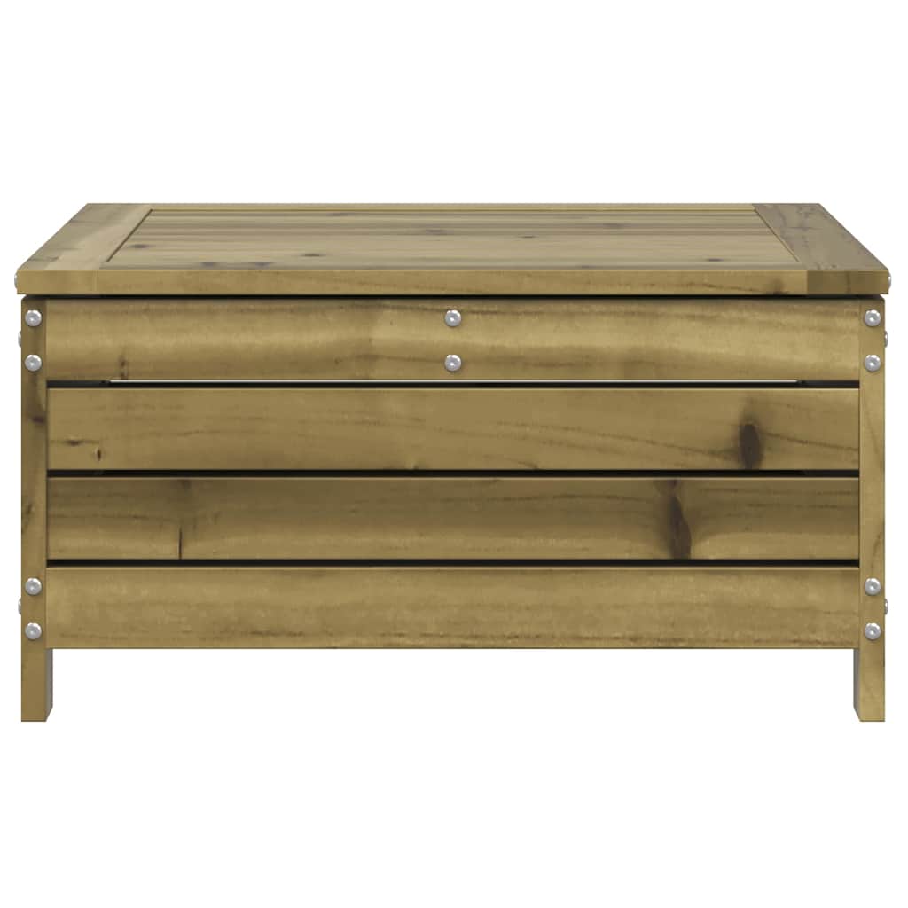 haveskammel 62x63,5x32 cm imprægneret fyrretræ