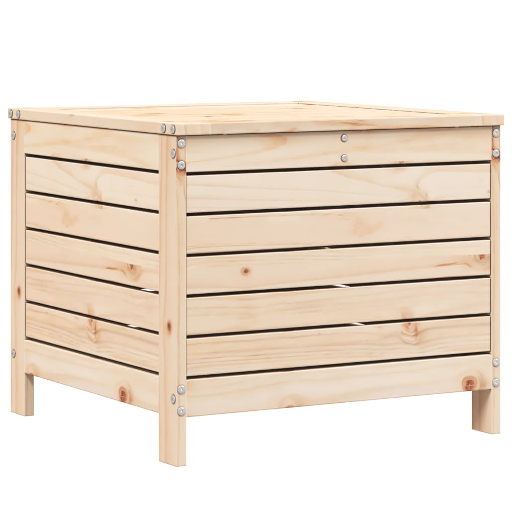 haveskammel 62x63,5x53,5 cm massivt fyrretræ