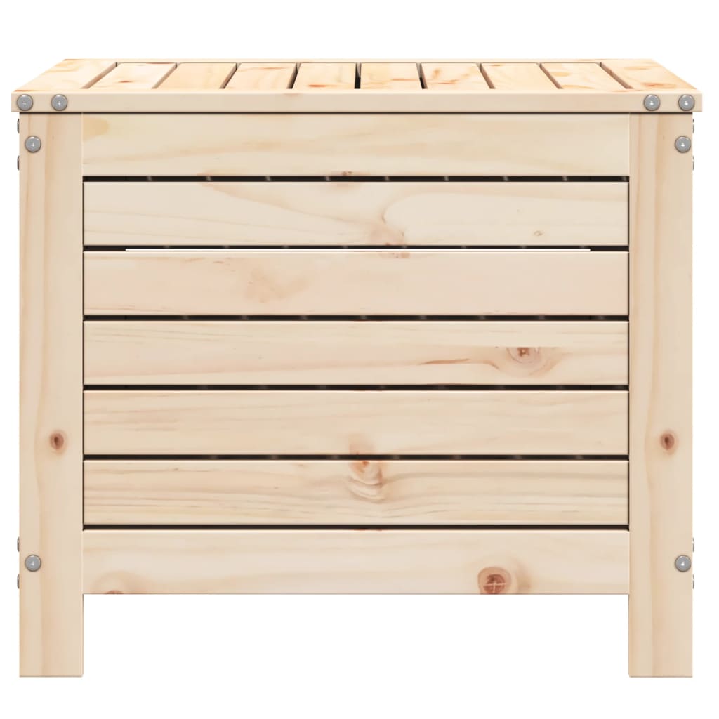 haveskammel 62x63,5x53,5 cm massivt fyrretræ