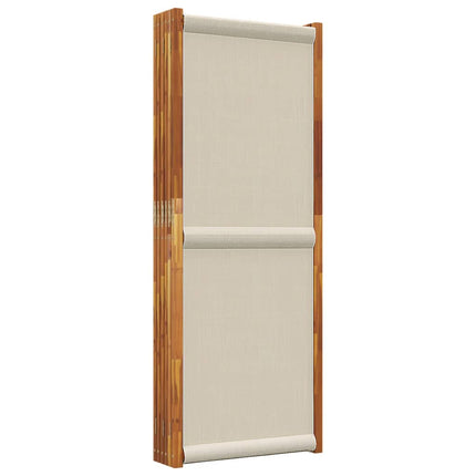 6-panels rumdeler 420 x 180 cm lysegrå