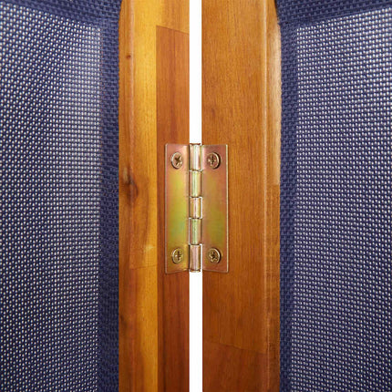 6-panels rumdeler 420 x 180 cm mørkeblå