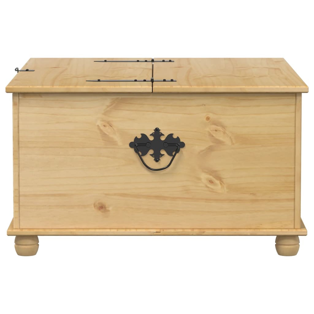 opbevaringsboks Corona 90x78x45 cm massivt fyrretræ