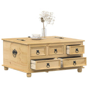 opbevaringsboks Corona 90x78x45 cm massivt fyrretræ