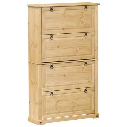 skoskab Corona 99x32x163,5 cm massivt fyrretræ