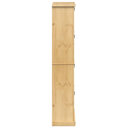 skoskab Corona 99x32x163,5 cm massivt fyrretræ