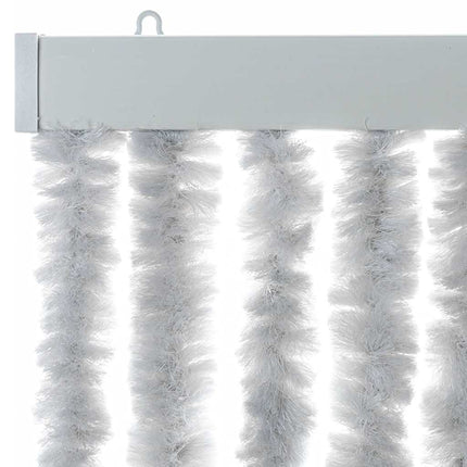flueforhæng 56x185 cm chenille grå