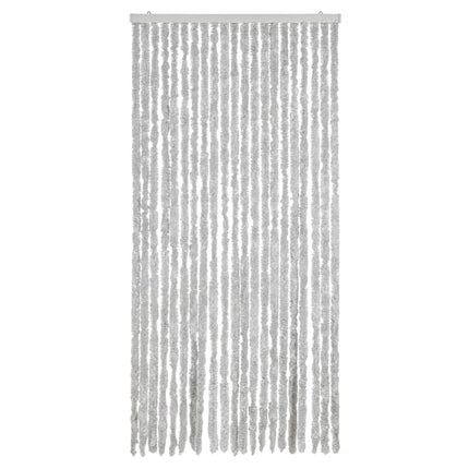 flueforhæng 90x220 cm chenille grå