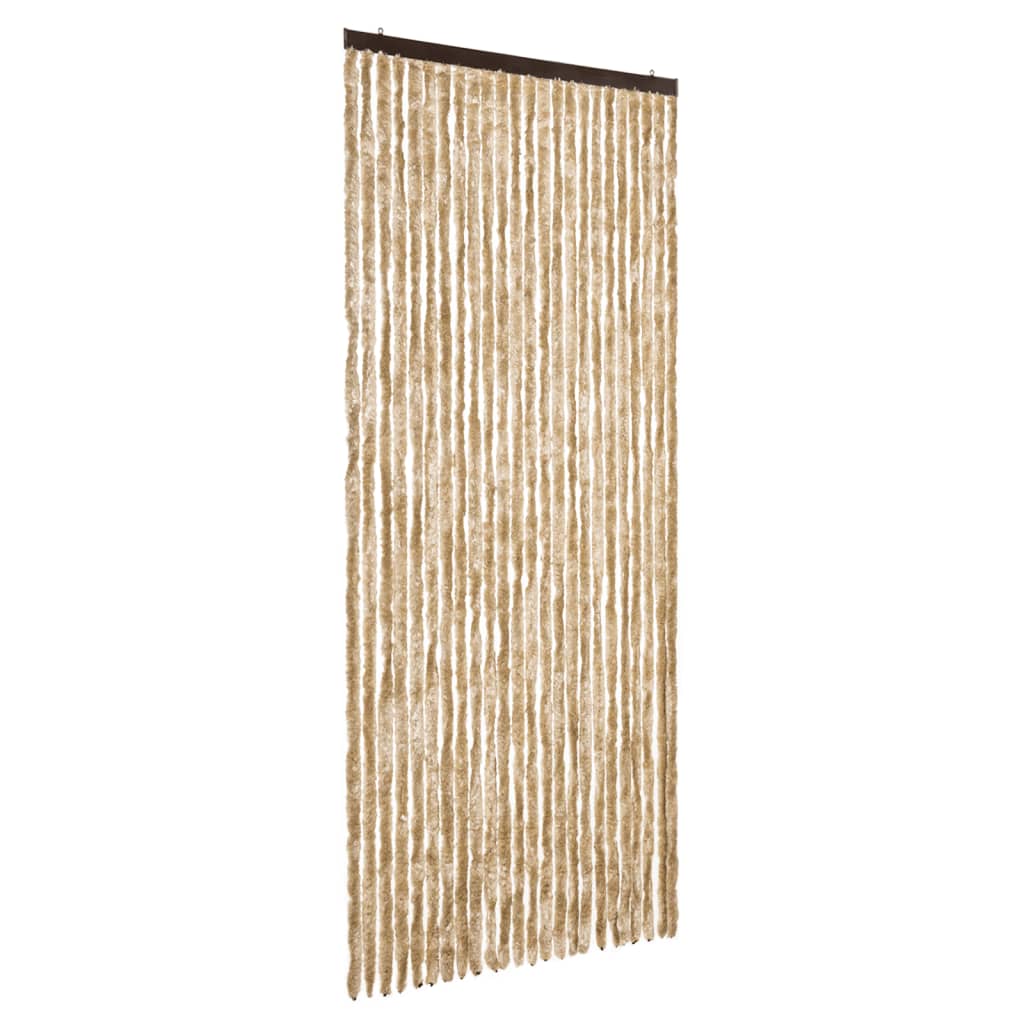 flueforhæng 100x200 cm chenille beige