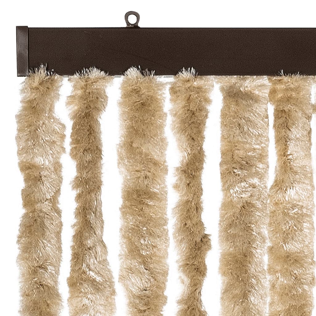 flueforhæng 100x200 cm chenille beige
