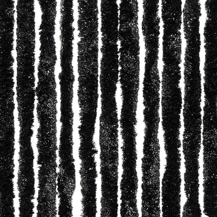 flueforhæng 100x230 cm chenille antracitgrå