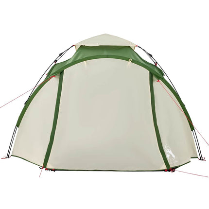 3-personers campingtelt kuppel quick-release grøn