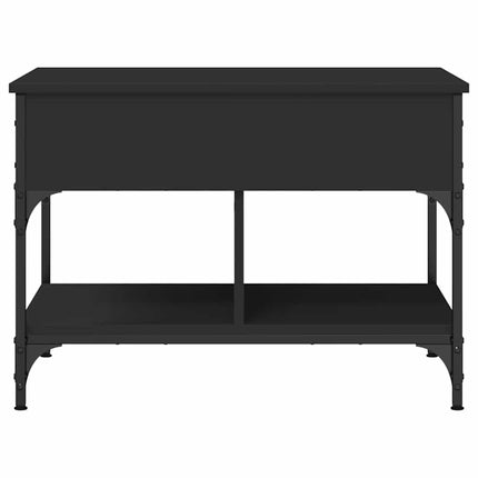 sofabord 70x50x50 cm konstrueret træ sort