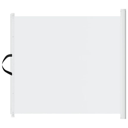 udtrækkelig låge til kæledyr 102,5x125 cm hvid