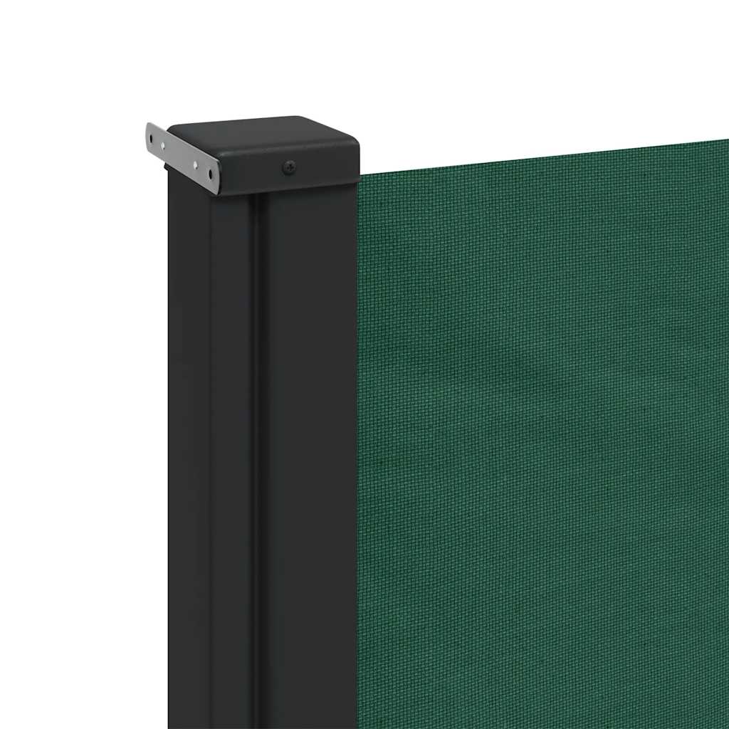 sammenrullelig sidemarkise 140x300 cm mørkegrøn