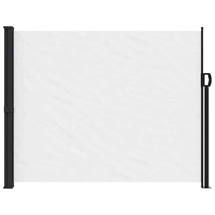 sammenrullelig sidemarkise 170x300 cm hvid