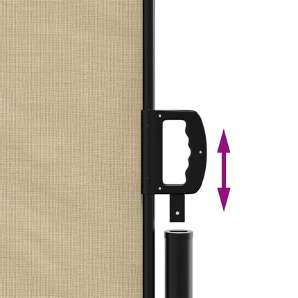 sammenrullelig sidemarkise 220x300 cm beige