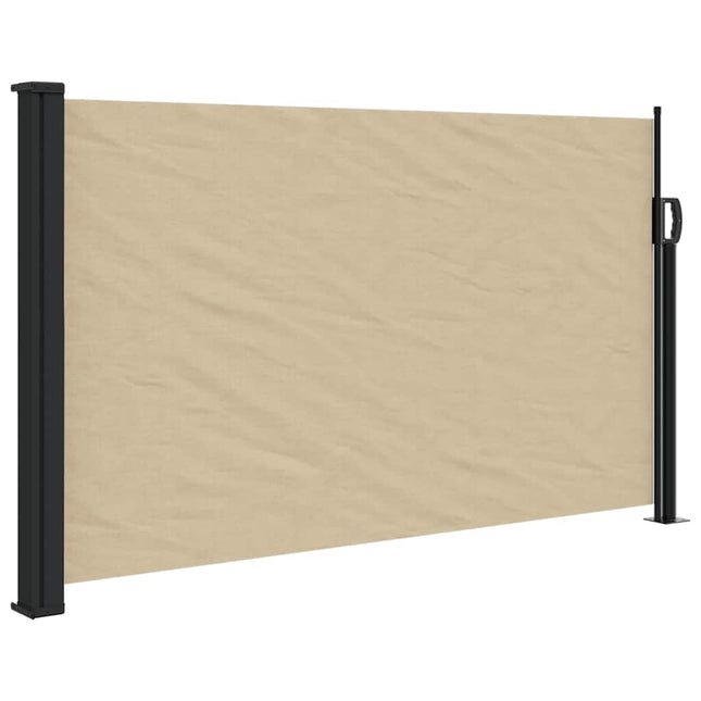 sammenrullelig sidemarkise 120x500 cm beige