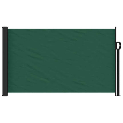 sammenrullelig sidemarkise 120x500 cm mørkegrøn