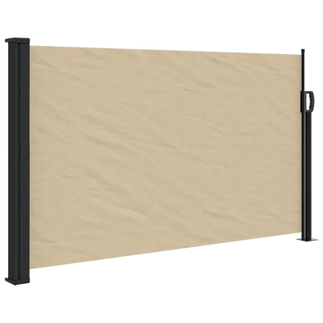 sammenrullelig sidemarkise 120 x 600 cm beige