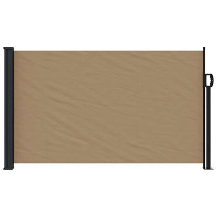 sammenrullelig sidemarkise 120 x 600 cm gråbrun