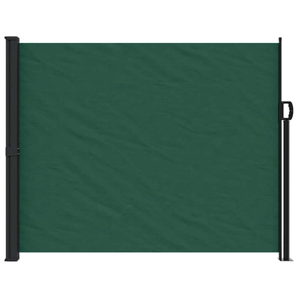 sammenrullelig sidemarkise 160x600 cm mørkegrøn