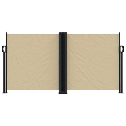 sammenrullelig sidemarkise 120 x 600 cm beige