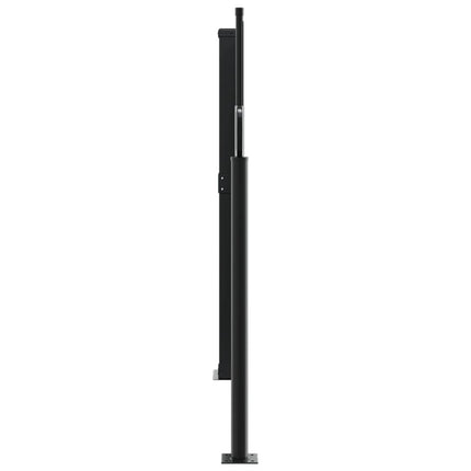 sammenrullelig sidemarkise 140x600 cm gråbrun