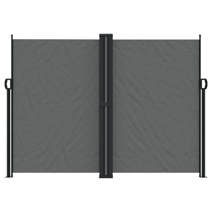 sammenrullelig sidemarkise 180x600 cm antracitgrå