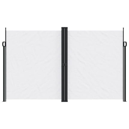 sammenrullelig sidemarkise 200x600 cm hvid