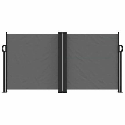sammenrullelig sidemarkise 120 x 1000 cm antracitgrå