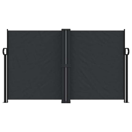 sammenrullelig sidemarkise 140 x 1000 cm sort