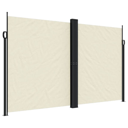 sammenrullelig sidemarkise 200x1000 cm cremefarvet