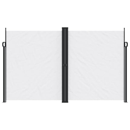 sidemarkise 200x1000 cm sammenrullelig hvid