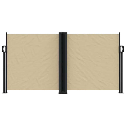 sidemarkise 120x1000 cm sammenrullelig beige