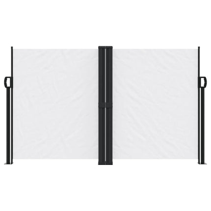 sidemarkise 140x1200 cm sammenrullelig hvid