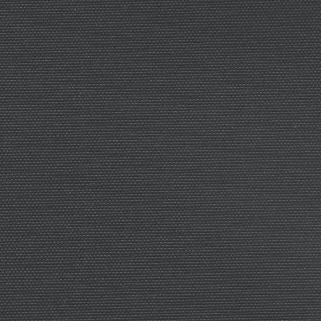 sammenrullelig sidemarkise 160x1200 cm sort