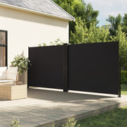 sammenrullelig sidemarkise 160x1200 cm sort