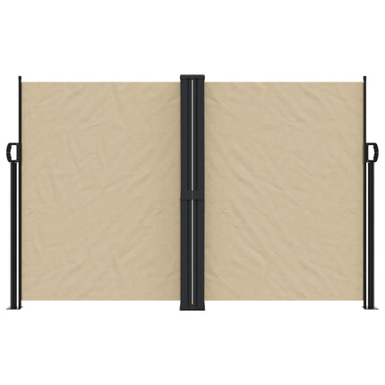sidemarkise 160x1200 cm sammenrullelig beige