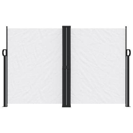 sidemarkise 160x1200 cm sammenrullelig hvid