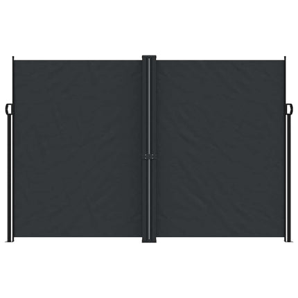 sammenrullelig sidemarkise 220x1200 cm sort