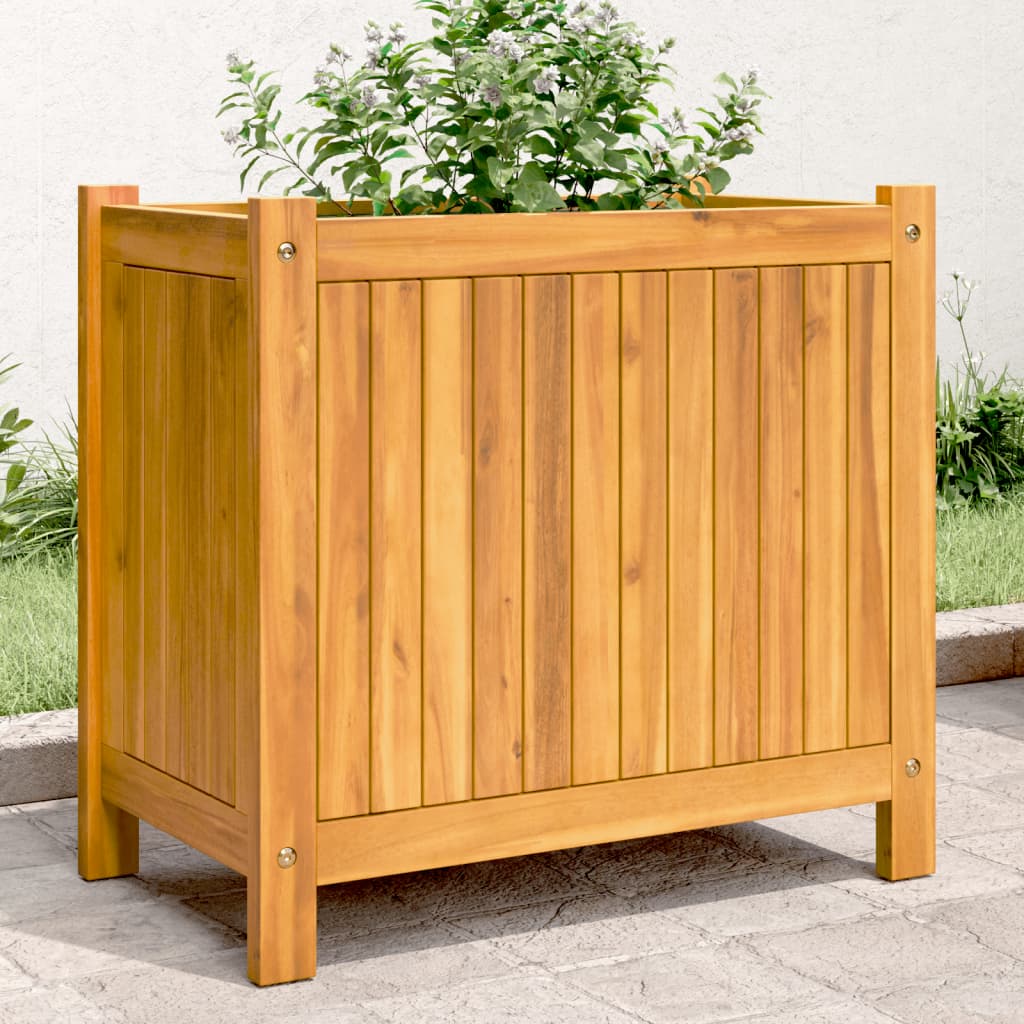plantekasse med for 54x31x50 cm massivt akacietræ