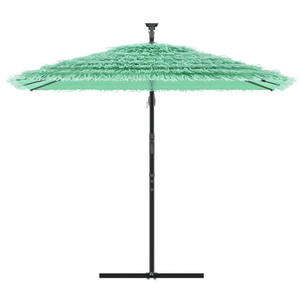 haveparasol med stålstang 246x246x230 cm grøn