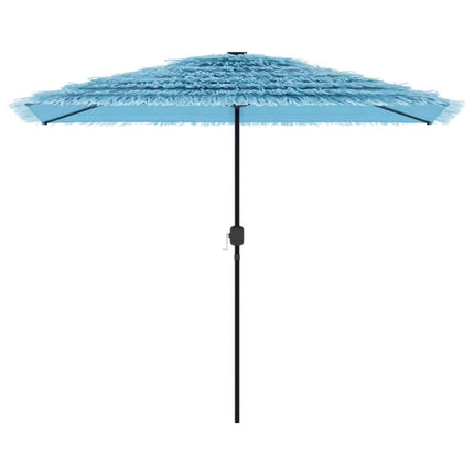 haveparasol med stålstang 300x200x250 cm blå