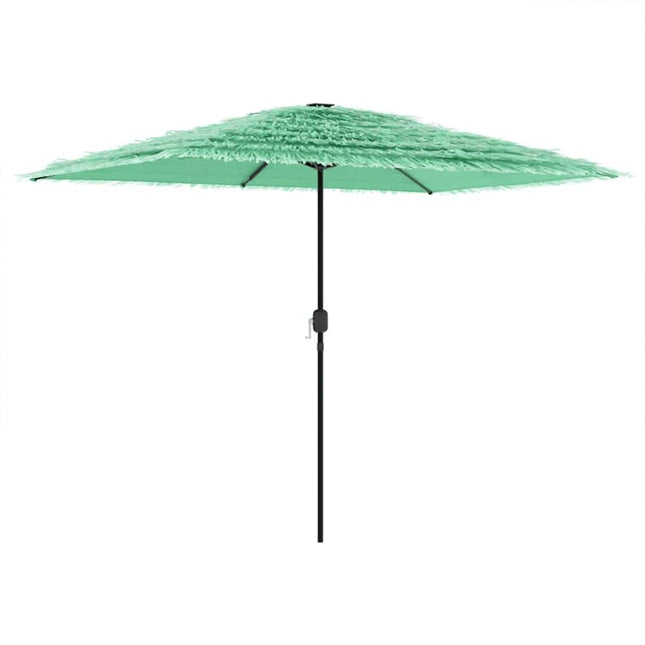 haveparasol med stålstang 300x200x250 cm grøn